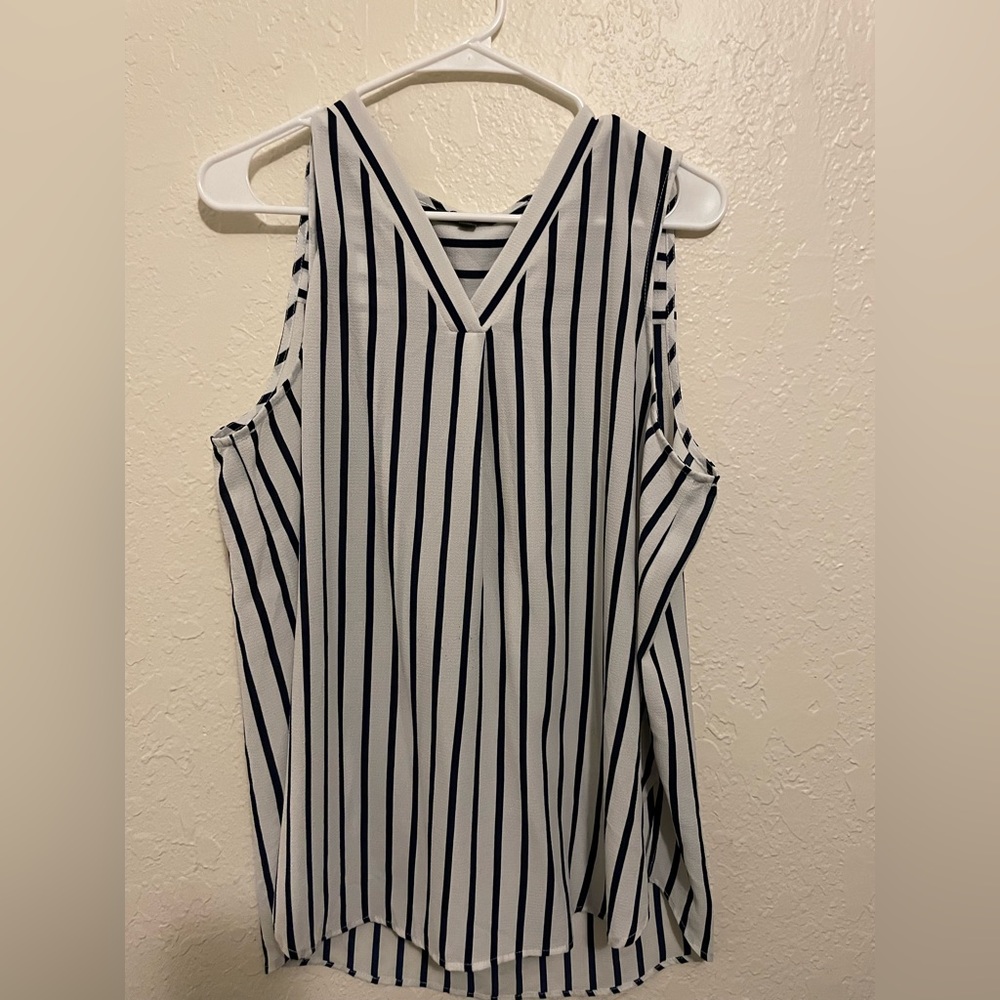 Sleeveless blouse. Gently used